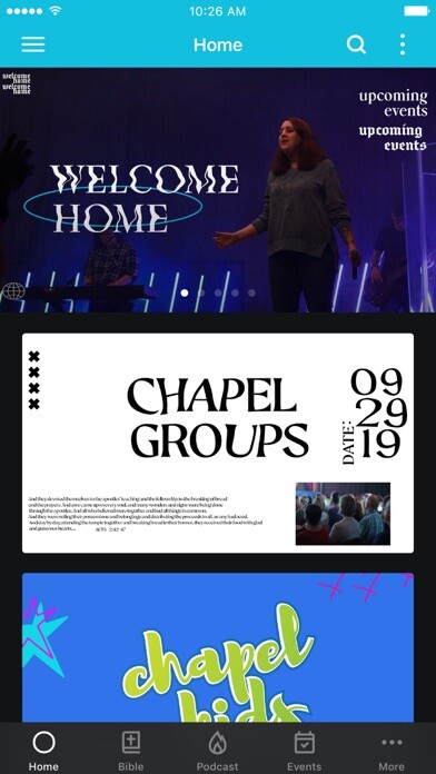 Emulate iPhone app The Chapel KC using MyAndroid Emulate iPhone app The Chapel KC using MyAndroid