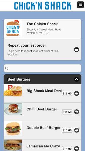 Run android online APK The Chickn Shack Online Ordering from MyAndroid or emulate The Chickn Shack Online Ordering using MyAndroid