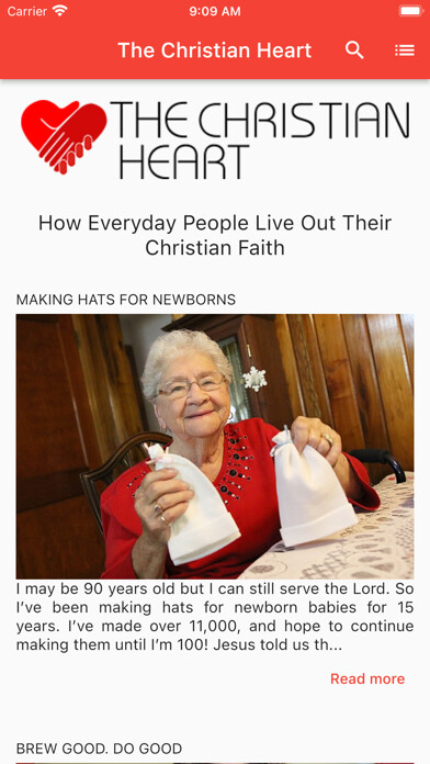 Emulate iPhone app The Christian Heart using MyAndroid