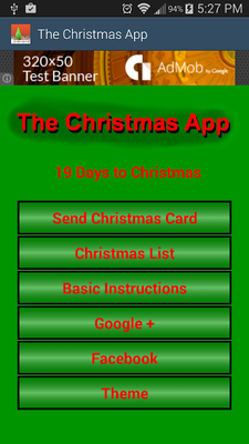 Emulate Android APK The Christmas App