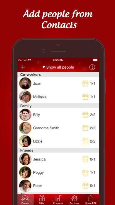 Emulate iPhone app The Christmas Gift List Pro using MyAndroid Emulate iPhone app The Christmas Gift List Pro using MyAndroid