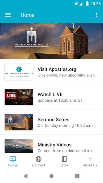 Emulate Android APK The Church of the Apostles