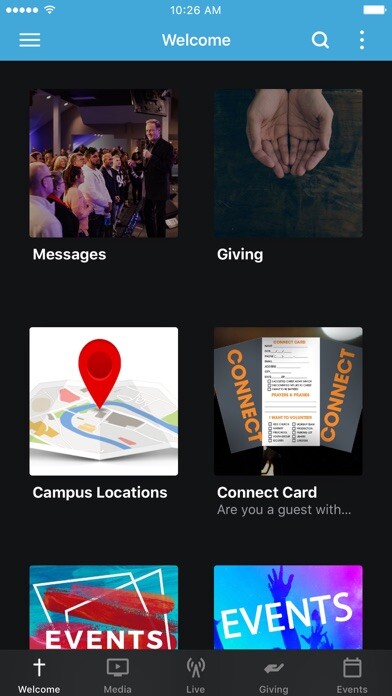 Emulate iPhone app theChurch on Strayer using MyAndroid
