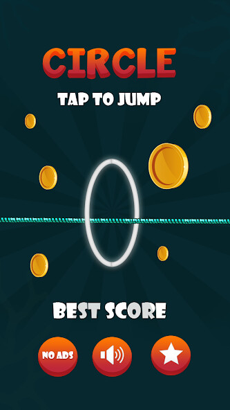 Run android online APK The circle jump game from MyAndroid or emulate The circle jump game using MyAndroid