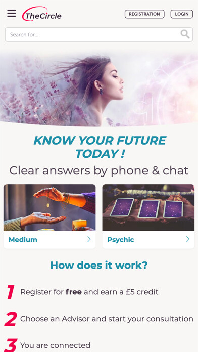 Emulate iPhone app TheCircle - Your Psychic App using MyAndroid Emulate iPhone app TheCircle - Your Psychic App using MyAndroid