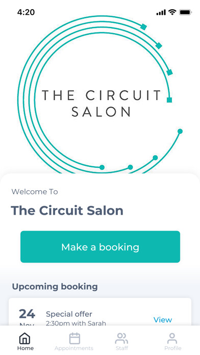 Emulate iPhone app The Circuit Salon using MyAndroid Emulate iPhone app The Circuit Salon using MyAndroid