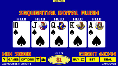 Emulate iPhone app The Classic Video Poker using MyAndroid