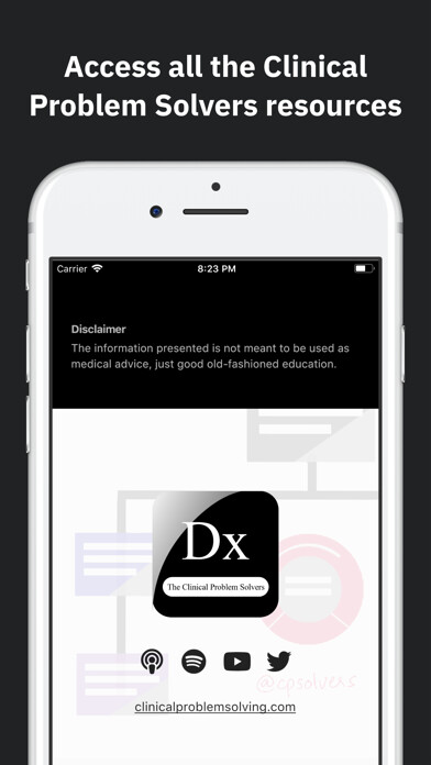Emulate iPhone app The Clinical Problem Solvers using MyAndroid Emulate iPhone app The Clinical Problem Solvers using MyAndroid