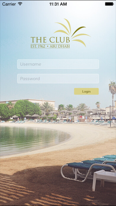 Emulate iPhone app The Club Abu Dhabi using MyAndroid