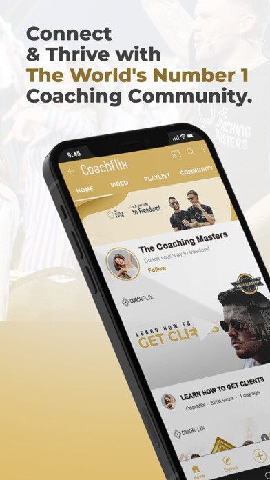 Emulate iPhone app The Coaching Masters using MyAndroid