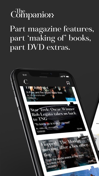 Emulate iPhone app The Companion for Sci-Fi using MyAndroid