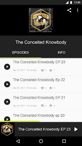 Run android online APK The Conceited Knowbody from MyAndroid or emulate The Conceited Knowbody using MyAndroid