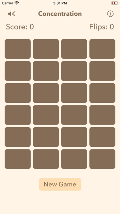 Emulate iPhone app The Concentration Game using MyAndroid Emulate iPhone app The Concentration Game using MyAndroid