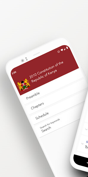 Emulate Android APK The Constitution of Kenya