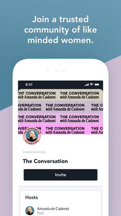 Emulate iPhone app The Conversation Community using MyAndroid