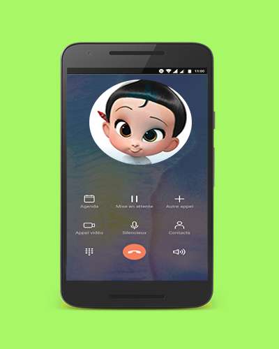 Run android online APK the cool boss baby fake video call and chat from MyAndroid or emulate the cool boss baby fake video call and chat using MyAndroid