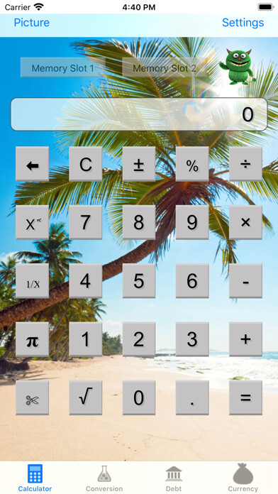 Emulate iPhone app The Cool Calculator using MyAndroid Emulate iPhone app The Cool Calculator using MyAndroid