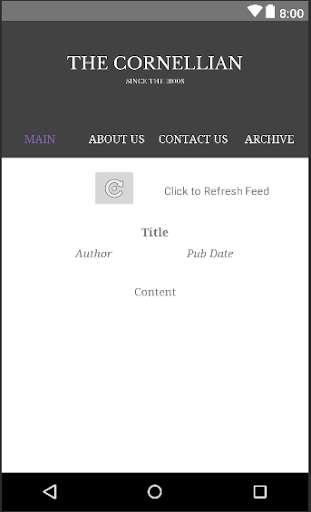 Run android online APK The Cornellian Mobile from MyAndroid or emulate The Cornellian Mobile using MyAndroid