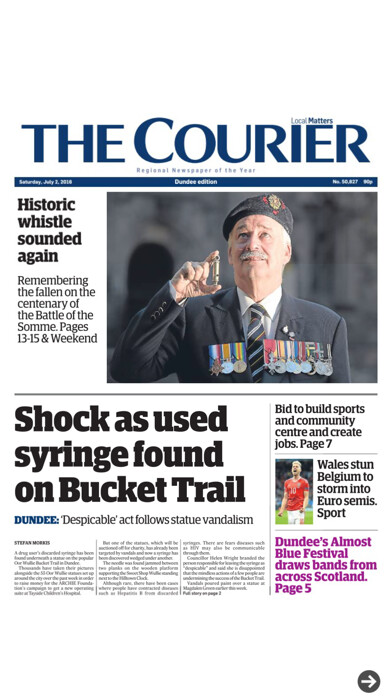 Emulate iPhone app The Courier - Dundee using MyAndroid Emulate iPhone app The Courier - Dundee using MyAndroid