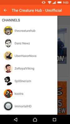 Emulate Android APK The Creature Hub - Unofficial