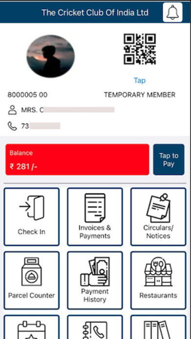 Emulate iPhone app The Cricket Club Of India using MyAndroid