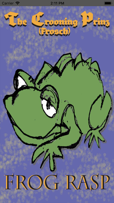 Emulate iPhone app The Crooning Prinz Frog Rasp using MyAndroid Emulate iPhone app The Crooning Prinz Frog Rasp using MyAndroid