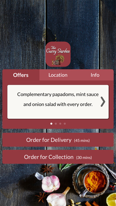 Emulate iPhone app The Curry Garden Eltham using MyAndroid Emulate iPhone app The Curry Garden Eltham using MyAndroid