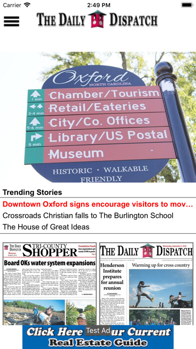 Emulate iPhone app The Daily Dispatch using MyAndroid Emulate iPhone app The Daily Dispatch using MyAndroid