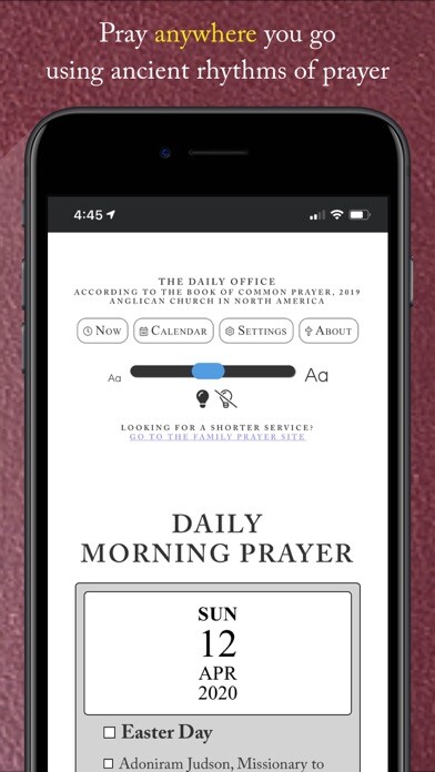 Emulate iPhone app The Daily Office using MyAndroid Emulate iPhone app The Daily Office using MyAndroid