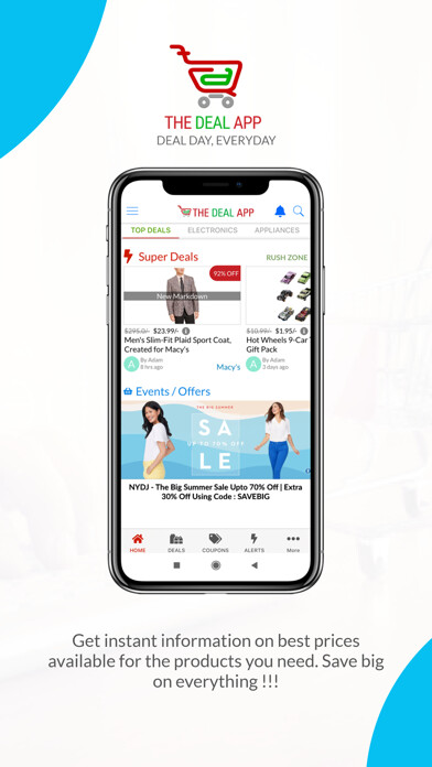 Emulate iPhone app THE DEAL APP using MyAndroid