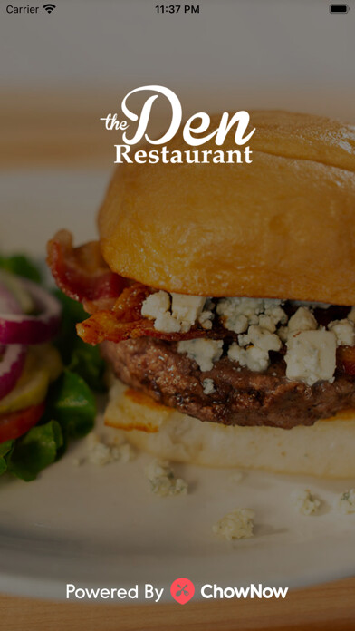 Emulate iPhone app The Den Restaurant using MyAndroid
