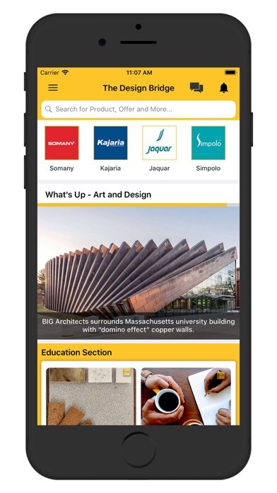 Emulate iPhone app The Design Bridge using MyAndroid