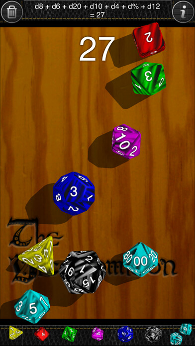 Emulate iPhone app The Dicenomicon Light using MyAndroid