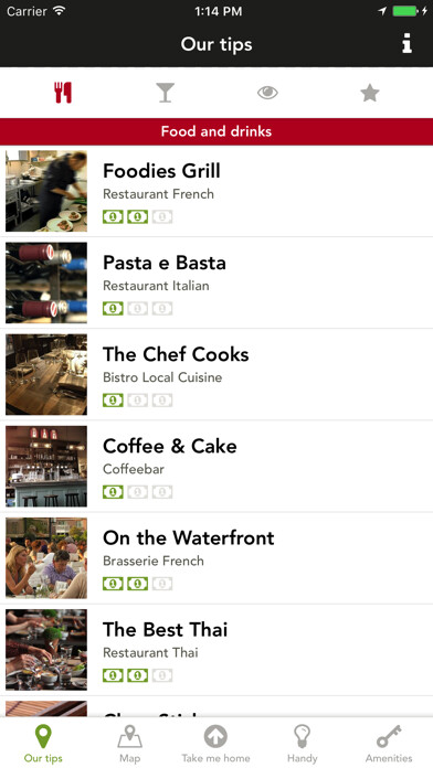 Emulate iPhone app The Digital Concierge using MyAndroid