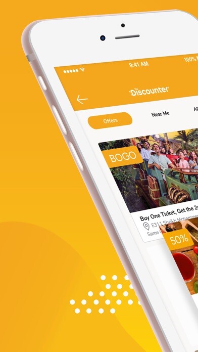 Emulate iPhone app The Discounter App-Free Offers using MyAndroid
