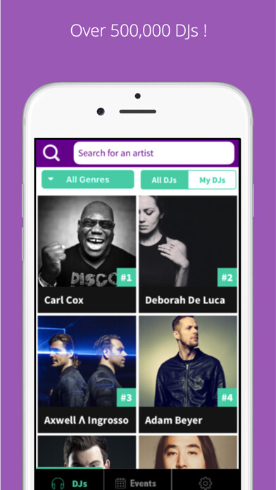 Emulate iPhone app The DJ List - Profiles, Music using MyAndroid Emulate iPhone app The DJ List - Profiles, Music using MyAndroid