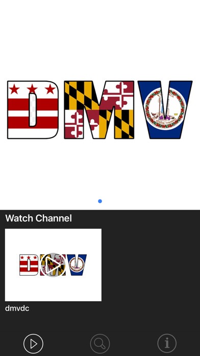 Emulate iPhone app The DMV Channel using MyAndroid