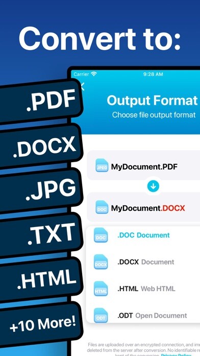 Emulate iPhone app The Document Converter using MyAndroid Emulate iPhone app The Document Converter using MyAndroid