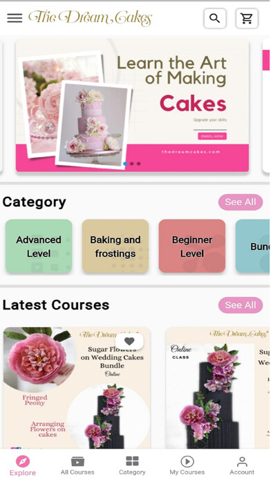 Emulate iPhone app The Dream Cakes using MyAndroid Emulate iPhone app The Dream Cakes using MyAndroid