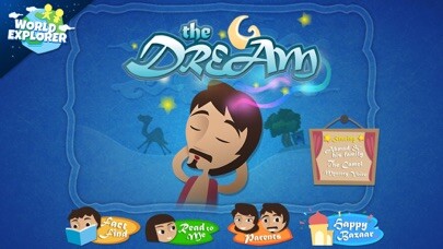 Emulate iPhone app The DREAM, Kids Story Book & Learning To Read Time using MyAndroid