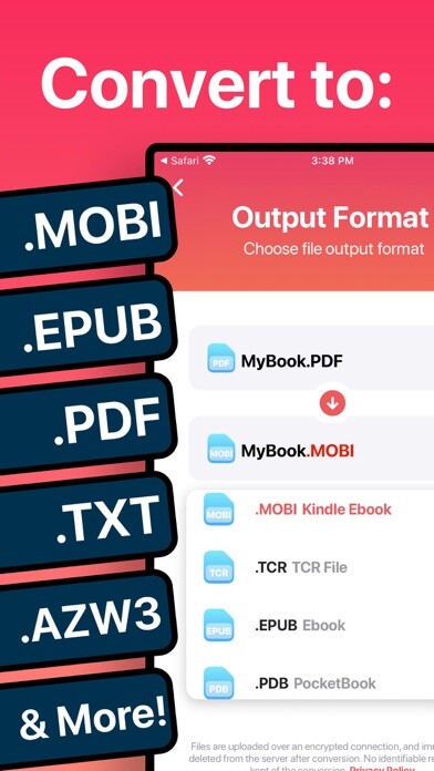 Emulate iPhone app The Ebook Converter using MyAndroid Emulate iPhone app The Ebook Converter using MyAndroid