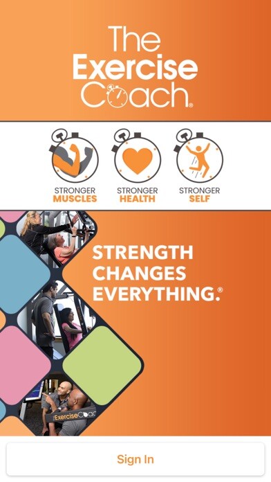 Emulate iPhone app The Exercise Coach using MyAndroid