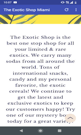 Run android online APK The Exotic Shop Miami from MyAndroid or emulate The Exotic Shop Miami using MyAndroid