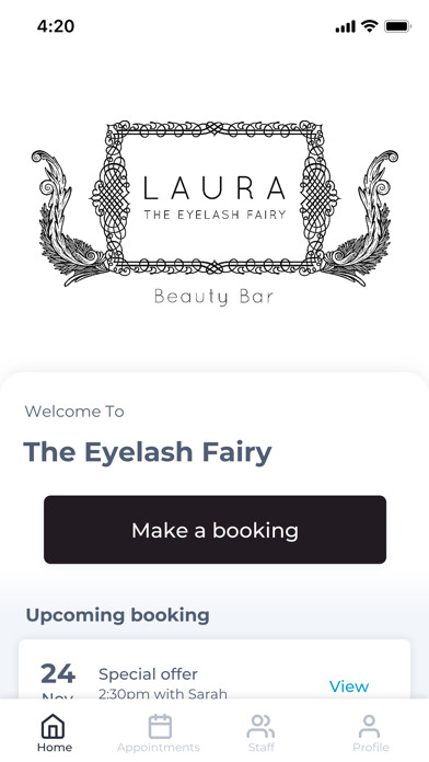 Emulate iPhone app The Eyelash Fairy using MyAndroid Emulate iPhone app The Eyelash Fairy using MyAndroid