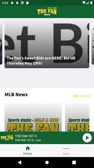Run android online APK THE FAN 107.5 from MyAndroid or emulate THE FAN 107.5 using MyAndroid Run android online APK THE FAN 107.5 from MyAndroid or emulate THE FAN 107.5 using MyAndroid