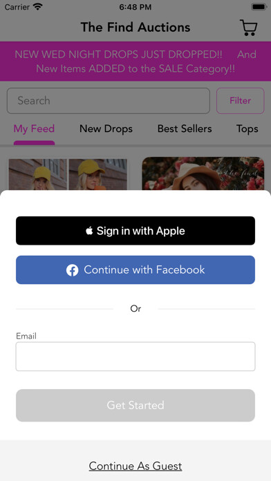 Emulate iPhone app The Find Auctions using MyAndroid Emulate iPhone app The Find Auctions using MyAndroid