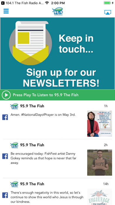 Emulate iPhone app The Fish 95.9 L.A. using MyAndroid Emulate iPhone app The Fish 95.9 L.A. using MyAndroid