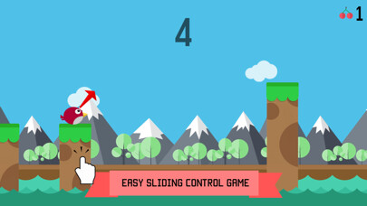 Emulate iPhone app The Flappy Bouncing Bird: the new classic original sliding bird game using MyAndroid