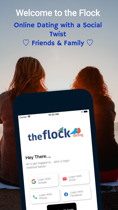 Emulate iPhone app The Flock - Dating w/Friends using MyAndroid