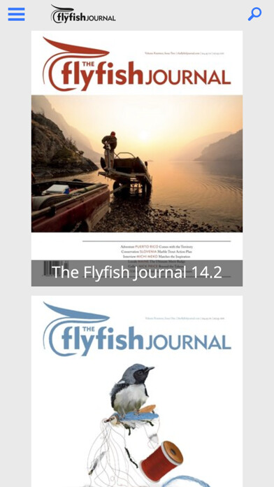 Emulate iPhone app The Flyfish Journal using MyAndroid Emulate iPhone app The Flyfish Journal using MyAndroid